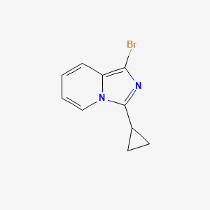 molecular formula C10H9BrN2 B3033368 1-Bromo-3-cyclopropylimidazo[1,5-a]pyridine CAS No. 1018603-14-9