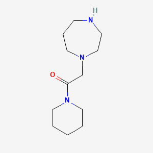 B3033378 2-(1,4-Diazepan-1-yl)-1-(piperidin-1-yl)ethanone CAS No. 1019366-29-0