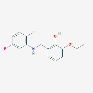 2-{[(2,5-Difluorophenyl)amino]methyl}-6-ethoxyphenol