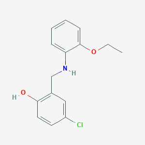 4-Chloro-2-{[(2-ethoxyphenyl)amino]methyl}phenol