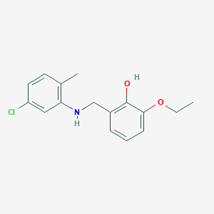 2-{[(5-Chloro-2-methylphenyl)amino]methyl}-6-ethoxyphenol