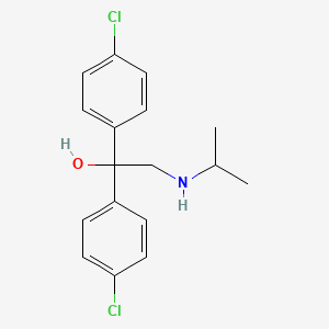 molecular formula C17H19Cl2NO B3033443 1,1-Bis(4-chlorophenyl)-2-(isopropylamino)-1-ethanol CAS No. 102201-72-9