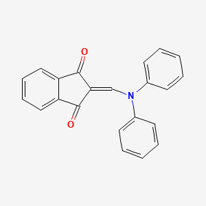 molecular formula C22H15NO2 B3033450 2-[(diphenylamino)methylidene]-2,3-dihydro-1H-indene-1,3-dione CAS No. 1023515-74-3