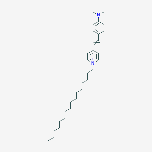 molecular formula C31H49N2+ B303355 Pyridinium, 4-[2-[4-(dimethylamino)phenyl]ethenyl]-1-hexadecyl- CAS No. 102247-34-7