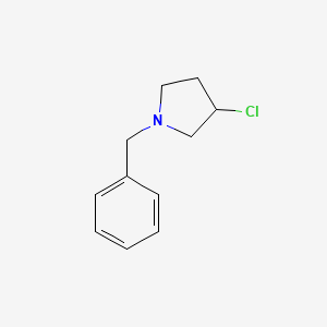 molecular formula C11H14ClN B3033563 1-Benzyl-3-chloropyrrolidine CAS No. 10603-48-2