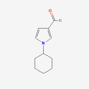 molecular formula C11H15NO B3033570 1-cyclohexyl-1H-pyrrole-3-carbaldehyde CAS No. 1071288-83-9