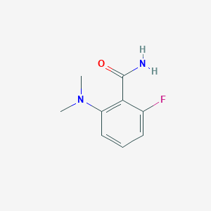 molecular formula C9H11FN2O B3033589 2-(Dimethylamino)-6-fluorobenzamide CAS No. 107485-44-9