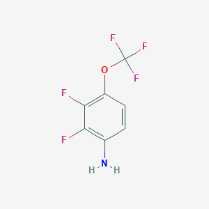molecular formula C7H4F5NO B3033590 2,3-Difluoro-4-(trifluoromethoxy)aniline CAS No. 107570-54-7