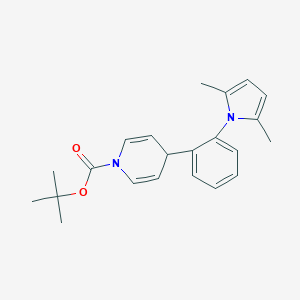 molecular formula C22H26N2O2 B303364 tert-butyl 4-[2-(2,5-dimethyl-1H-pyrrol-1-yl)phenyl]-1(4H)-pyridinecarboxylate 