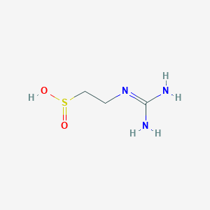 molecular formula C3H9N3O2S B3033662 Hypotaurocyamine CAS No. 1119-54-6