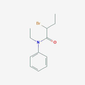 molecular formula C12H16BrNO B3033667 2-bromo-N-ethyl-N-phenylbutanamide CAS No. 1119450-25-7