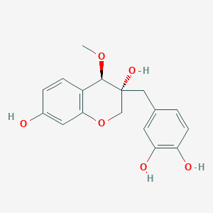 molecular formula C17H18O6 B3033682 4-O-Methylepisappanol 