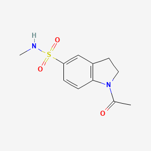 molecular formula C11H14N2O3S B3033686 1-acetyl-N-methylindoline-5-sulfonamide CAS No. 113162-45-1