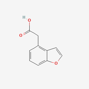 molecular formula C10H8O3 B3033689 2-(1-Benzofuran-4-yl)acetic acid CAS No. 113405-11-1