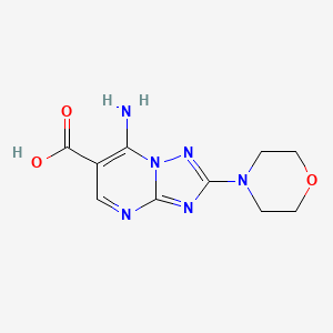 7-Amino-2-morpholino[1,2,4]triazolo[1,5-a]pyrimidine-6-carboxylic acid