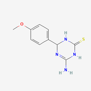 4-Amino-6-(4-methoxyphenyl)-1,6-dihydro-1,3,5-triazine-2-thiol