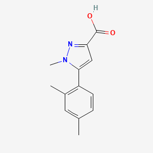 5-(2,4-dimethylphenyl)-1-methyl-1H-pyrazole-3-carboxylic acid