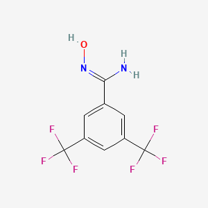 molecular formula C9H6F6N2O B3033739 3,5-Bis(trifluoromethyl)benzamidoxime CAS No. 1159171-31-9