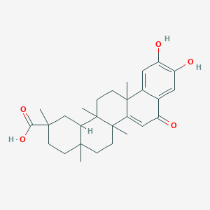 molecular formula C28H36O5 B3033784 2-Picenecarboxylic acid CAS No. 118172-80-8