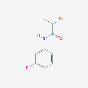 molecular formula C9H9BrFNO B3033788 2-bromo-N-(3-fluorophenyl)propanamide CAS No. 118484-77-8