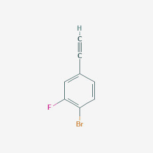 molecular formula C8H4BrF B3033795 1-bromo-4-ethynyl-2-fluorobenzene CAS No. 1191063-07-6