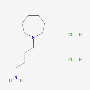 molecular formula C10H24Cl2N2 B3033804 [4-(1-Azepanyl)butyl]amine dihydrochloride CAS No. 1197880-57-1