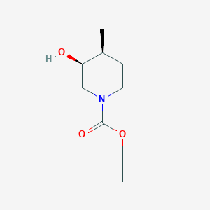 molecular formula C11H21NO3 B3033808 Tert-butyl (3S,4S)-3-hydroxy-4-methylpiperidine-1-carboxylate CAS No. 1205542-26-2