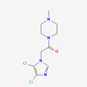 2-(4,5-dichloro-1H-imidazol-1-yl)-1-(4-methylpiperazin-1-yl)ethanone