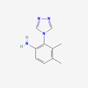 3,4-dimethyl-2-(4H-1,2,4-triazol-4-yl)aniline