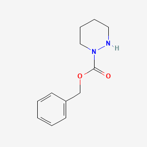 molecular formula C12H16N2O2 B3033874 Benzyl tetrahydropyridazine-1(2H)-carboxylate CAS No. 124072-88-4