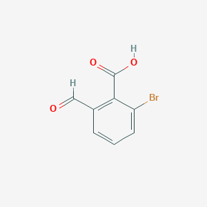 molecular formula C8H5BrO3 B3033883 2-Bromo-6-formylbenzoic acid CAS No. 1245915-98-3
