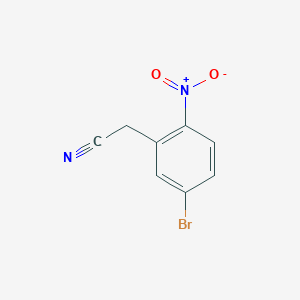 molecular formula C8H5BrN2O2 B3033900 (5-Bromo-2-nitrophenyl)acetonitrile CAS No. 125914-22-9