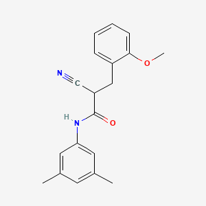2-cyano-N-(3,5-dimethylphenyl)-3-(2-methoxyphenyl)propanamide