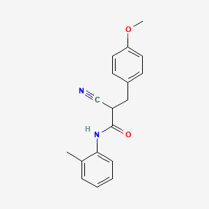 2-cyano-3-(4-methoxyphenyl)-N-(2-methylphenyl)propanamide