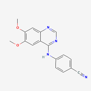 4-[(6,7-Dimethoxyquinazolin-4-yl)amino]benzonitrile