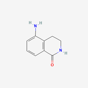 molecular formula C9H10N2O B3033970 5-amino-3,4-dihydroisoquinolin-1(2H)-one CAS No. 129075-53-2