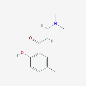 molecular formula C12H15NO2 B3033979 3-(Dimethylamino)-1-(2-hydroxy-5-methylphenyl)prop-2-EN-1-one CAS No. 1292814-70-0