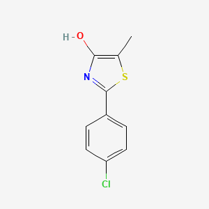B3034003 2-(4-Chlorophenyl)-5-methyl-1,3-thiazol-4-ol CAS No. 131786-55-5