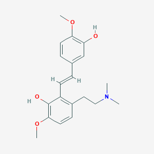 molecular formula C20H25NO4 B3034025 Crassifoline methine CAS No. 133084-00-1