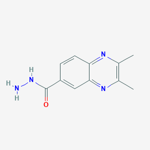 molecular formula C11H12N4O B3034043 2,3-Dimethylquinoxaline-6-carbohydrazide CAS No. 134531-65-0