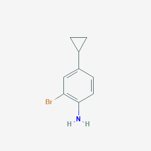 molecular formula C9H10BrN B3034067 2-Bromo-4-cyclopropylaniline CAS No. 1353857-13-2