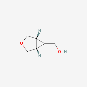 molecular formula C6H10O2 B3034073 cis-3-Oxabicyclo[3.1.0]hexane-6-methanol CAS No. 135637-92-2