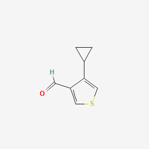 molecular formula C8H8OS B3034092 4-Cyclopropylthiophene-3-carbaldehyde CAS No. 1369114-08-8