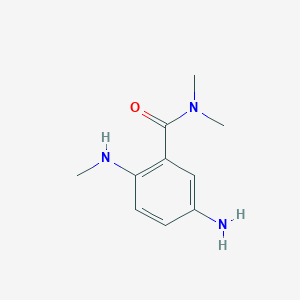 molecular formula C10H15N3O B3034094 5-amino-N,N-dimethyl-2-(methylamino)benzamide CAS No. 1369828-80-7