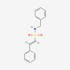molecular formula C15H15NO2S B3034098 (E)-N-benzyl-2-phenylethene-1-sulfonamide CAS No. 13719-49-8