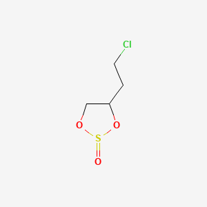 molecular formula C4H7ClO3S B3034106 4-(2-Chloroethyl)-1,3,2-dioxathiolane 2-oxide CAS No. 1378464-10-8