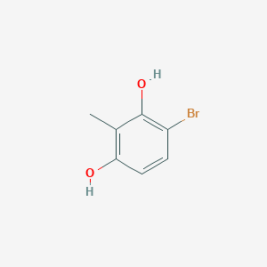 molecular formula C7H7BrO2 B3034137 4-Bromo-2-methylbenzene-1,3-diol CAS No. 139553-46-1