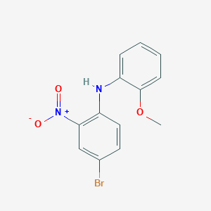 molecular formula C13H11BrN2O3 B3034151 4-bromo-N-(2-methoxyphenyl)-2-nitroaniline CAS No. 1408185-97-6