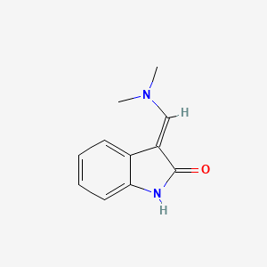 molecular formula C11H12N2O B3034154 (3E)-3-[(dimethylamino)methylidene]-1,3-dihydro-2H-indol-2-one CAS No. 141210-64-2