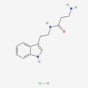 3-amino-N-[2-(1H-indol-3-yl)ethyl]propanamide hydrochloride